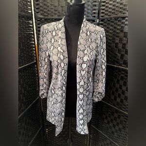 Snake skin pattern light jacket/cardigan